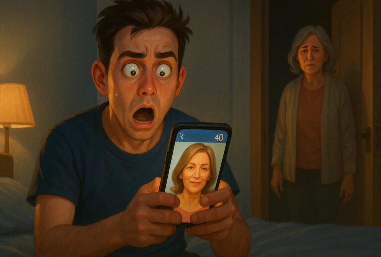 Il croyait draguer une "MILF" sur Tinder… c’était sa mère divorcée sous pseudo !